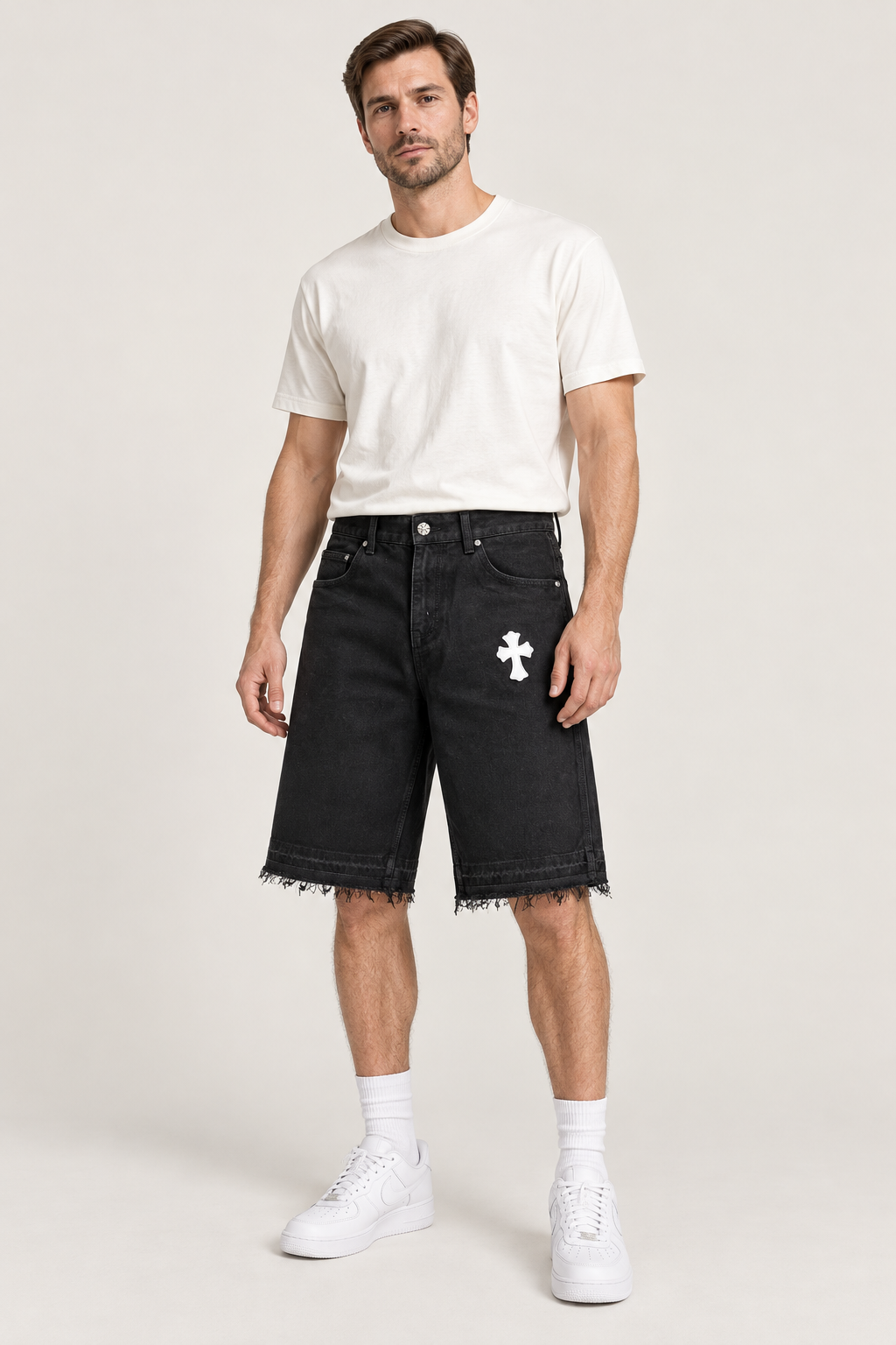 Worn from the front