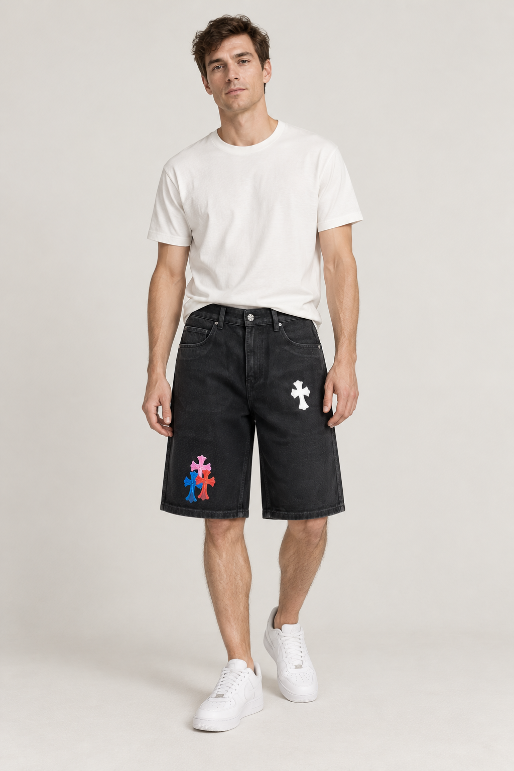 Worn from the front