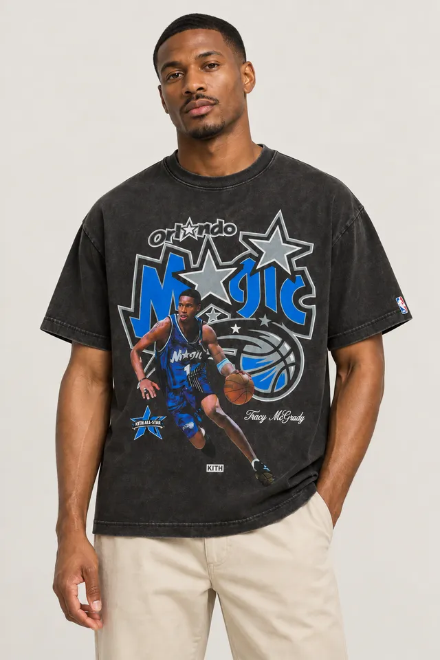 T-shirt Kith NBA All-Star Orlando Magic noir, Porté de face