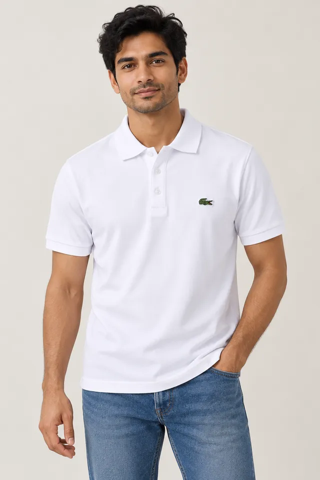 Polo Lacoste, Porté de face