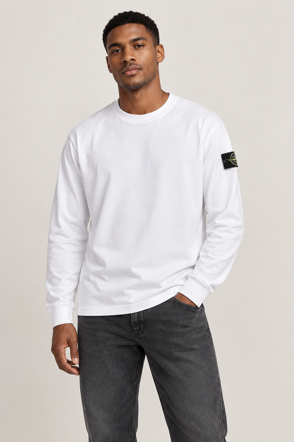 Worn from the front