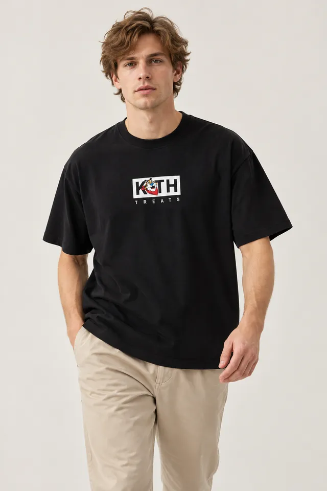 T-shirt Kith Kellogg's Frosted Flakes Cereal noir, Porté de face