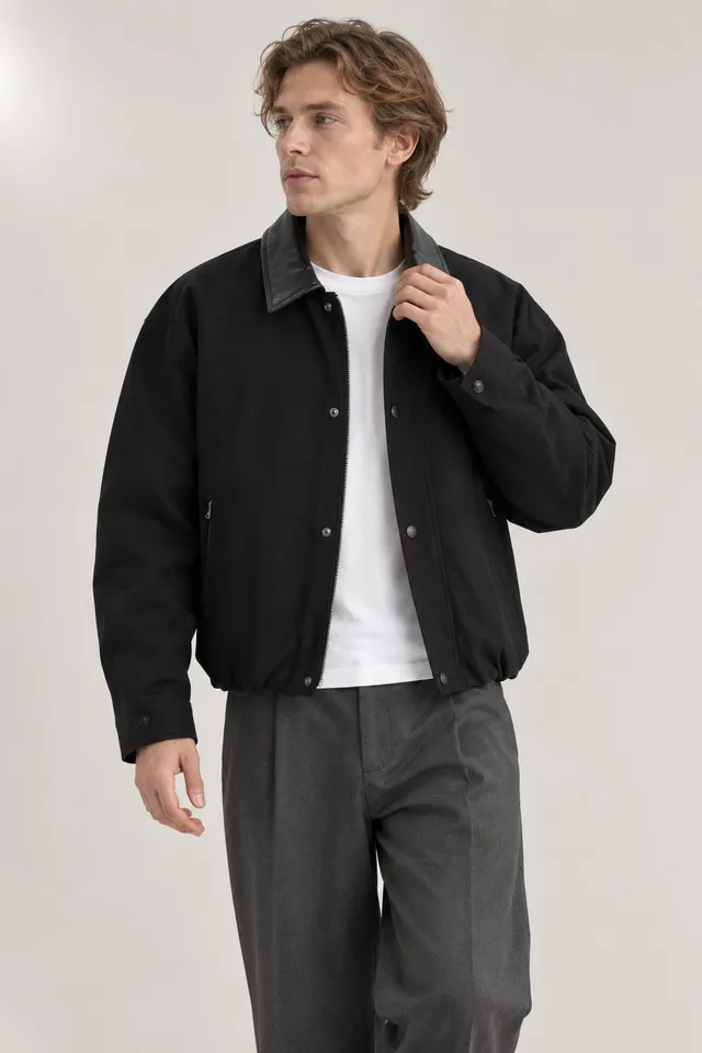 Veste Acne Studios noire, Porté de face